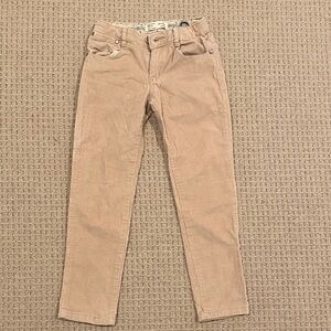 Zara Girls Beige Corduroy Pants Size 5/6